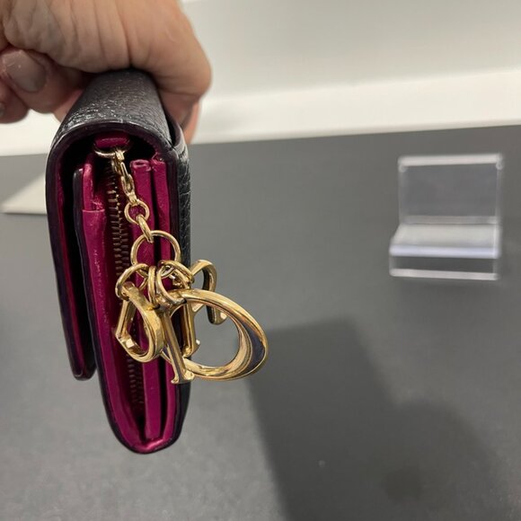 Christian Dior Diorissimo Long Wallet with Dior Charms (JB1346) - Picture 5 of 11